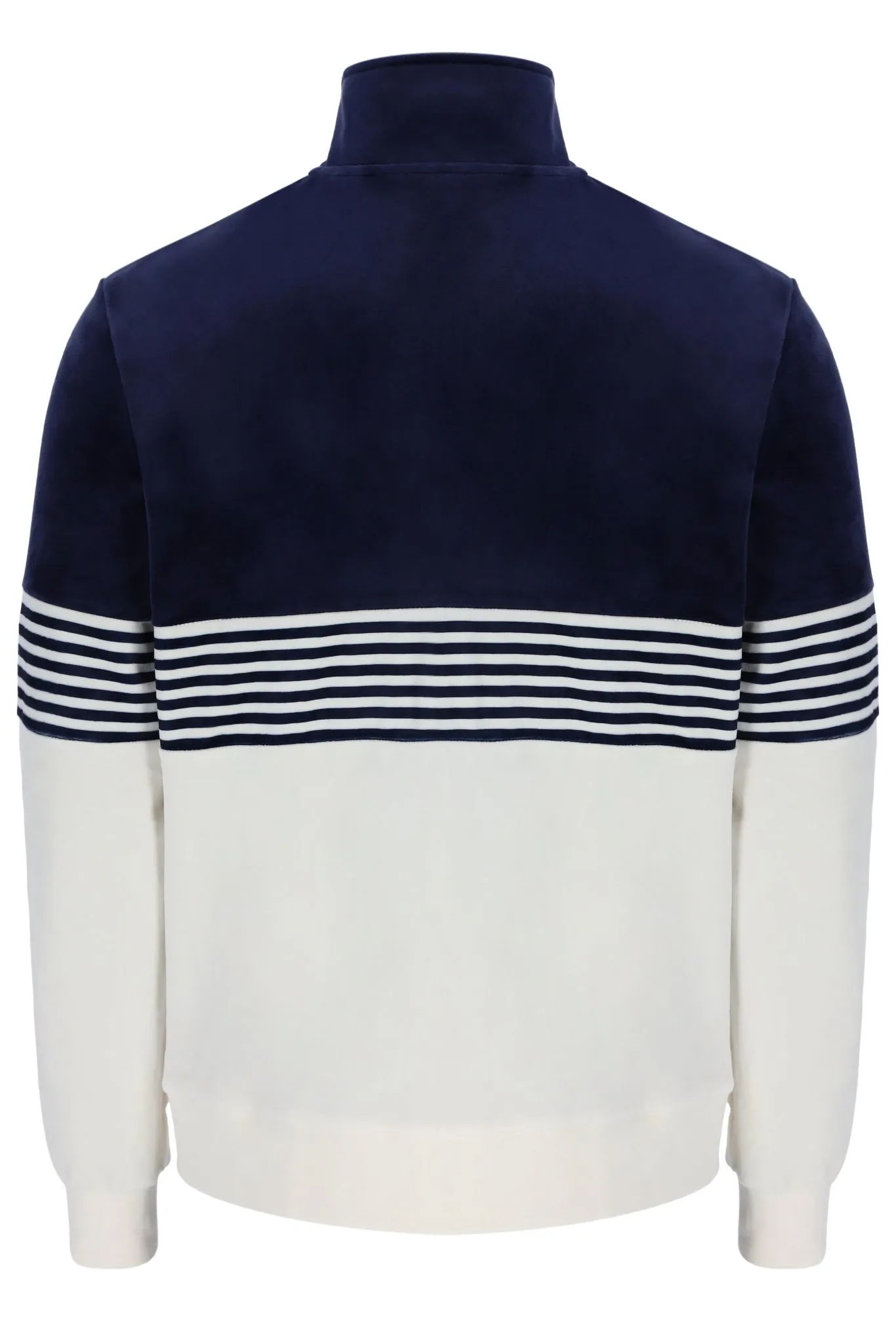 Merrick Stripe Velour Track Jacket