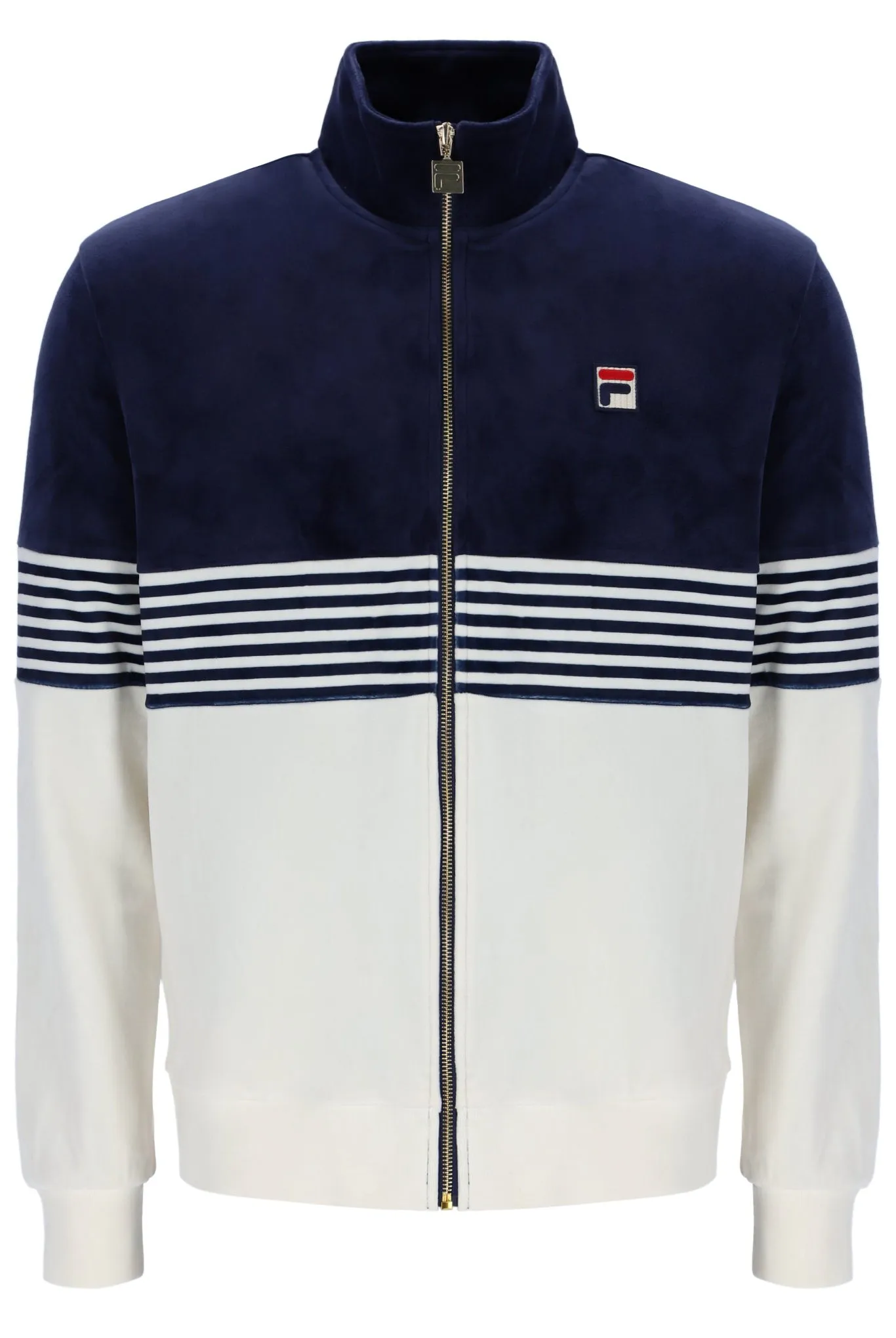 Merrick Stripe Velour Track Jacket