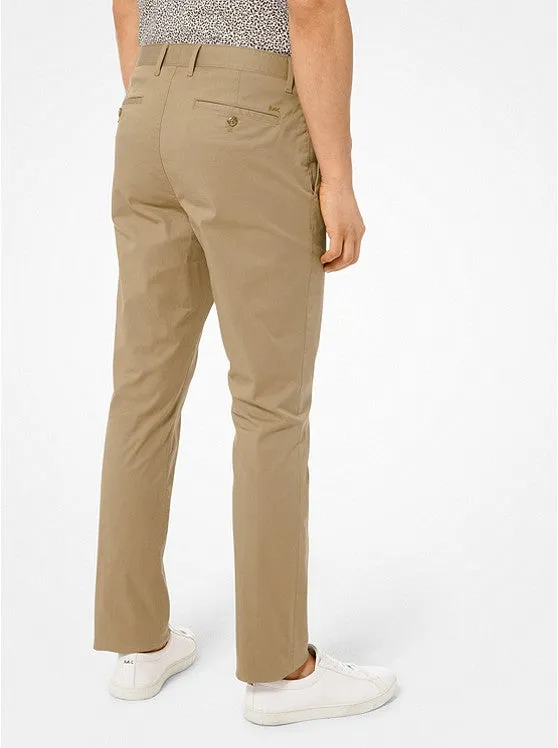 MICHAEL KORS MENS Slim-Fit Washed Poplin Chinos