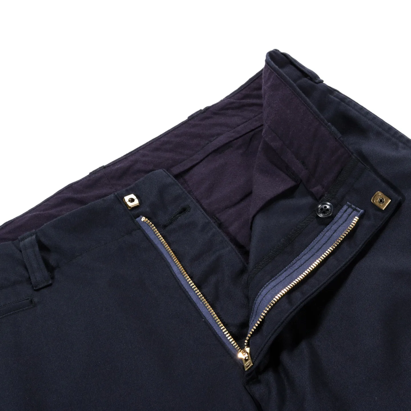 NANAMICA STRAIGHT CHINO PANTS NAVY