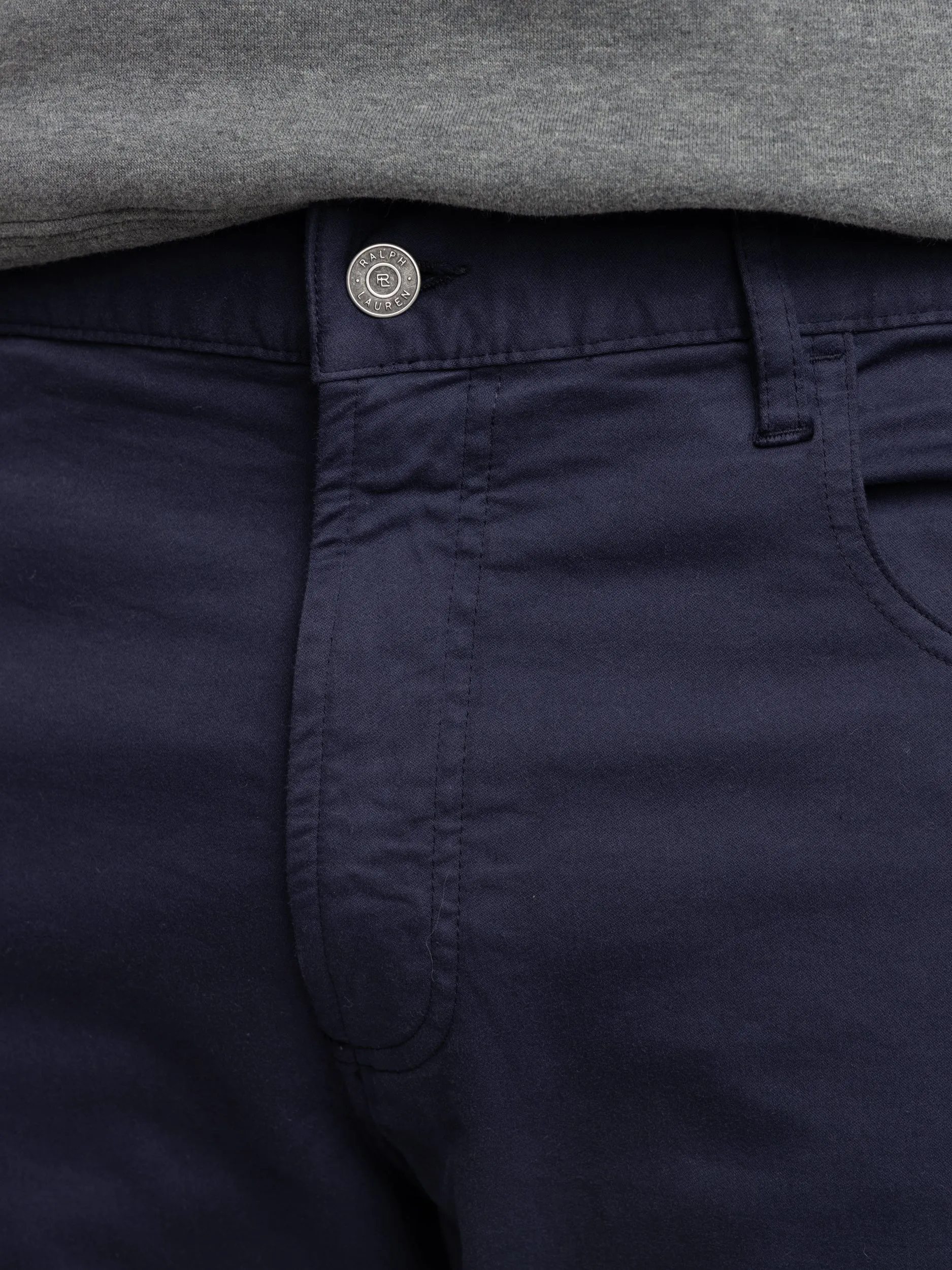 Navy Straight Fit Chino Pants