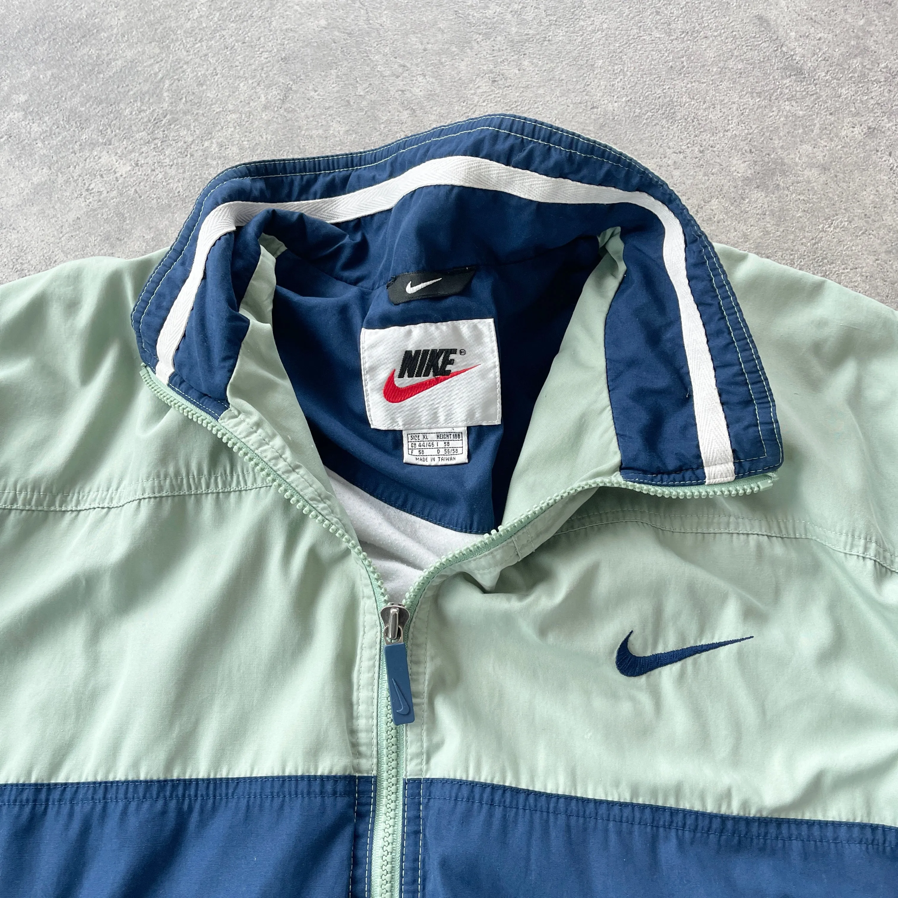 Nike 1990s lightweight embroidered track jacket (XL)