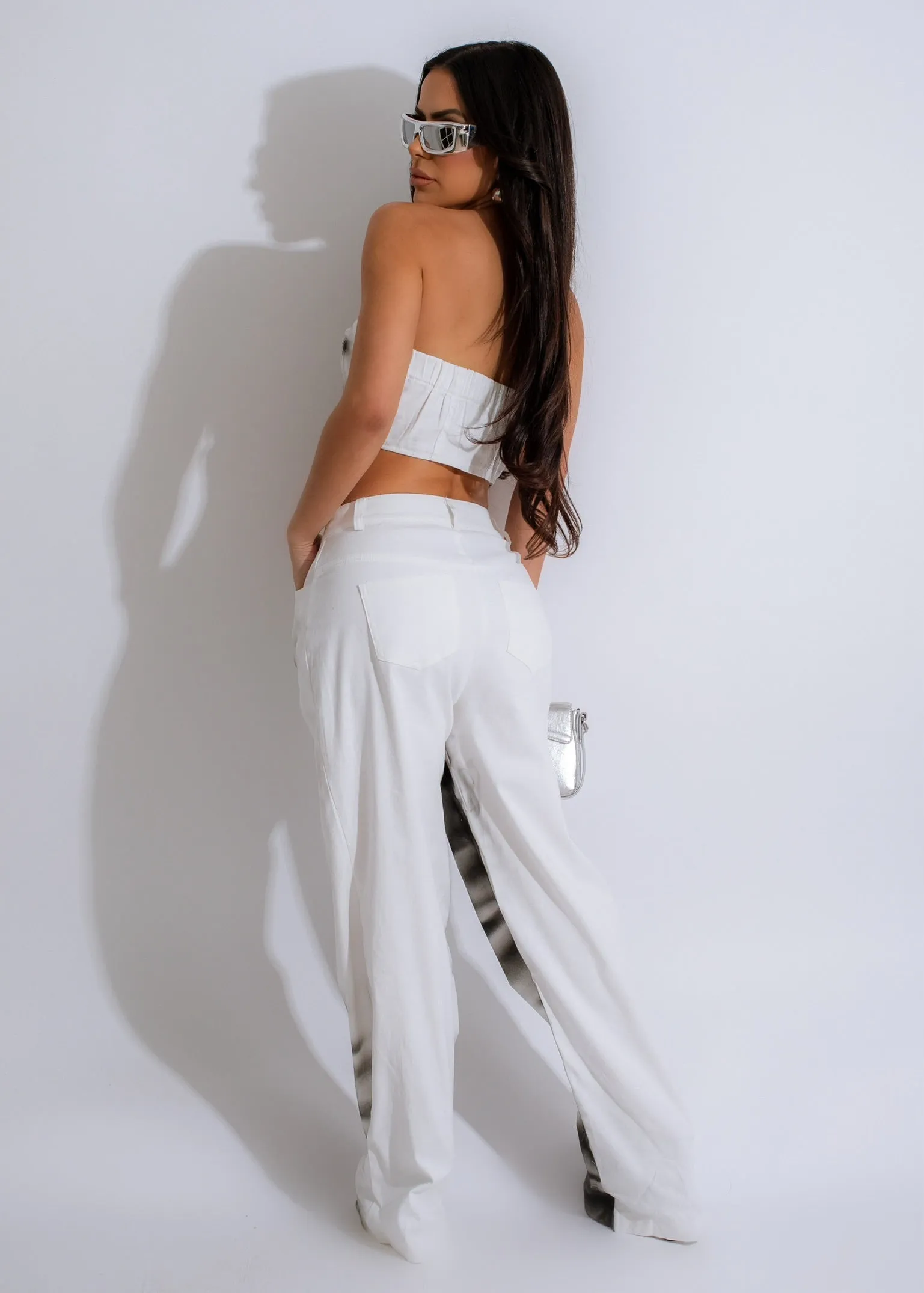 No Introduction Tie Dye Pant White