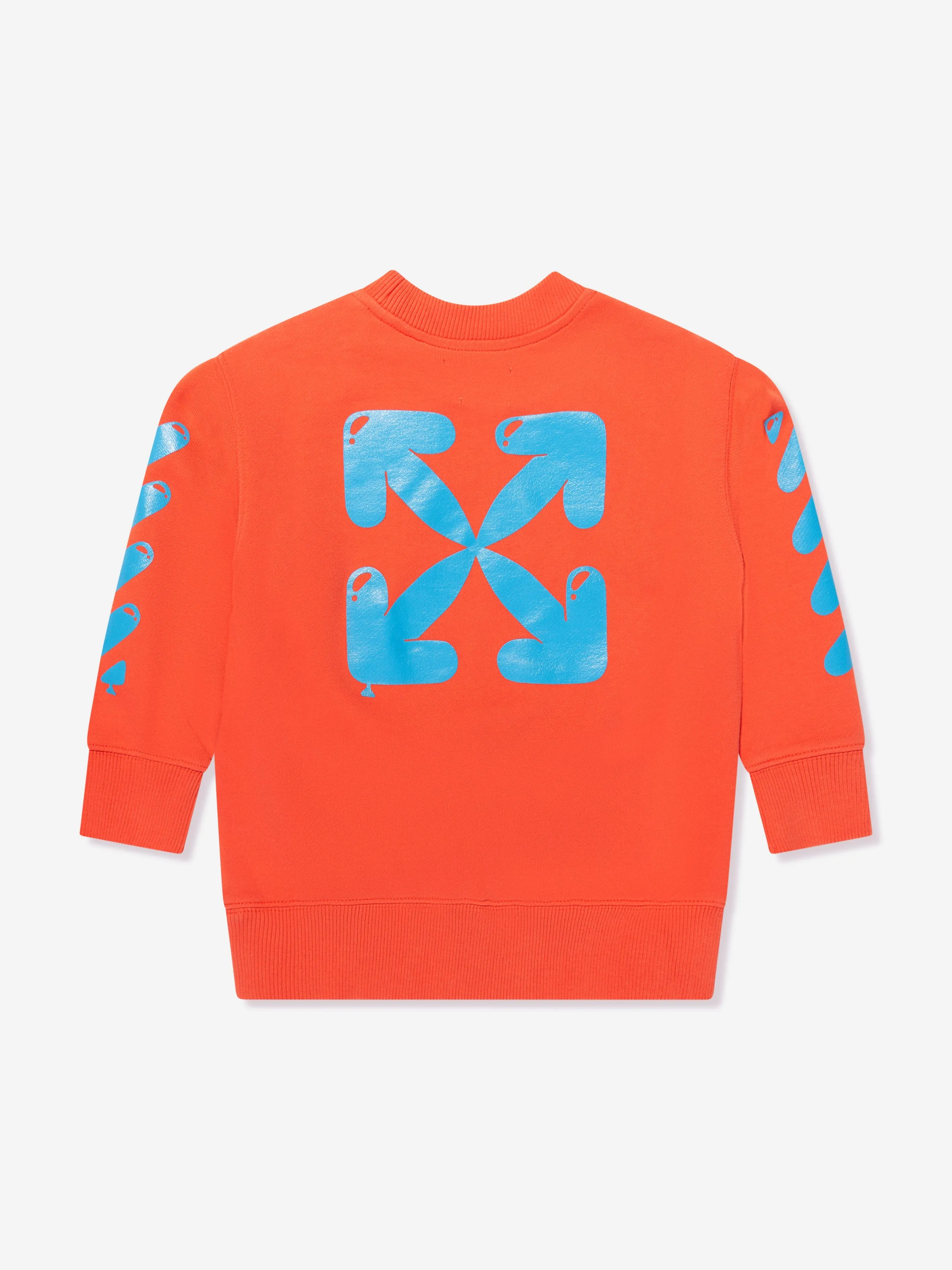 Off-White Boys Balloons Sweatshirt in Red