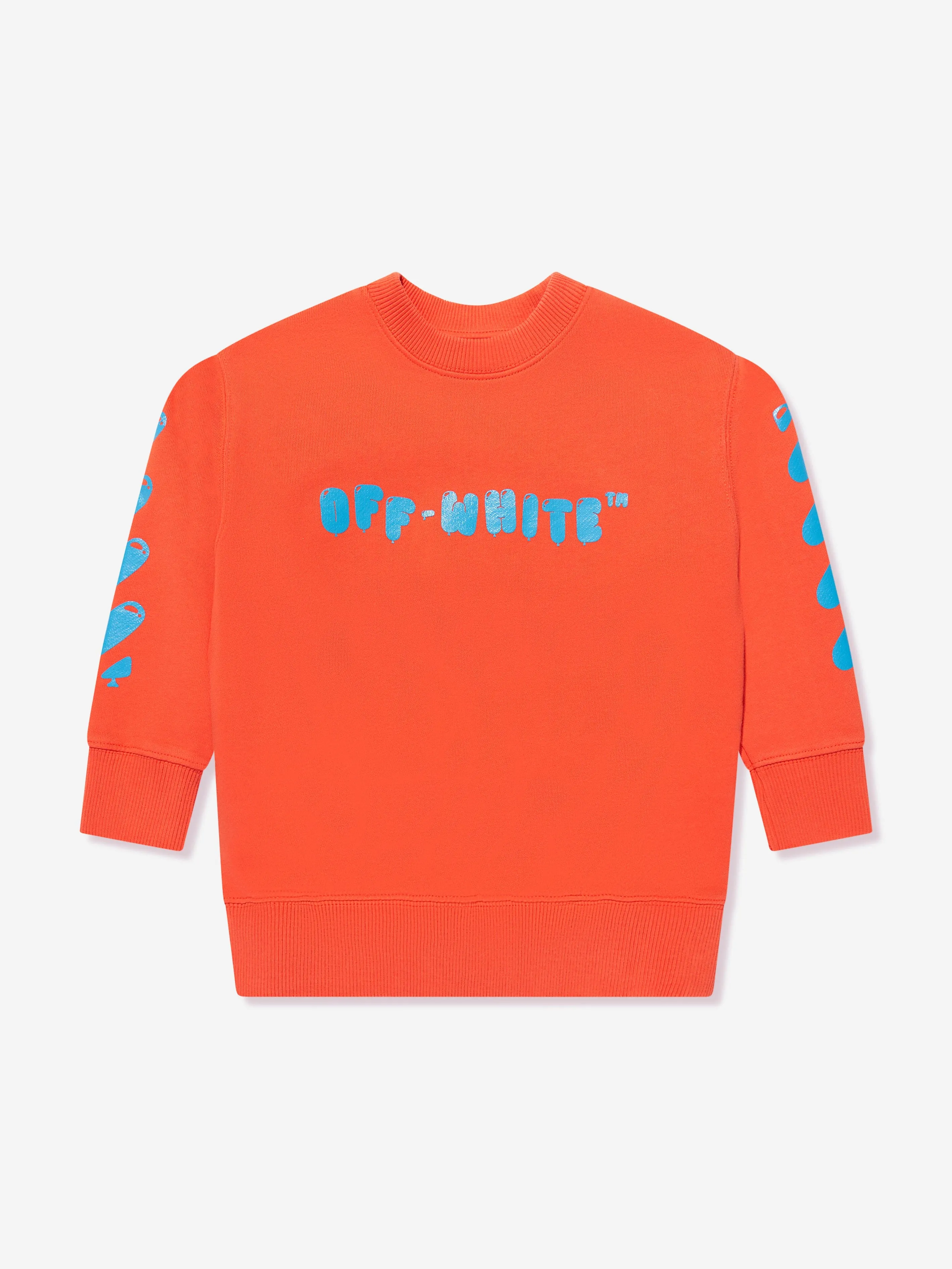 Off-White Boys Balloons Sweatshirt in Red