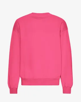 Organic Oversized Crew - Bubblegum Pink