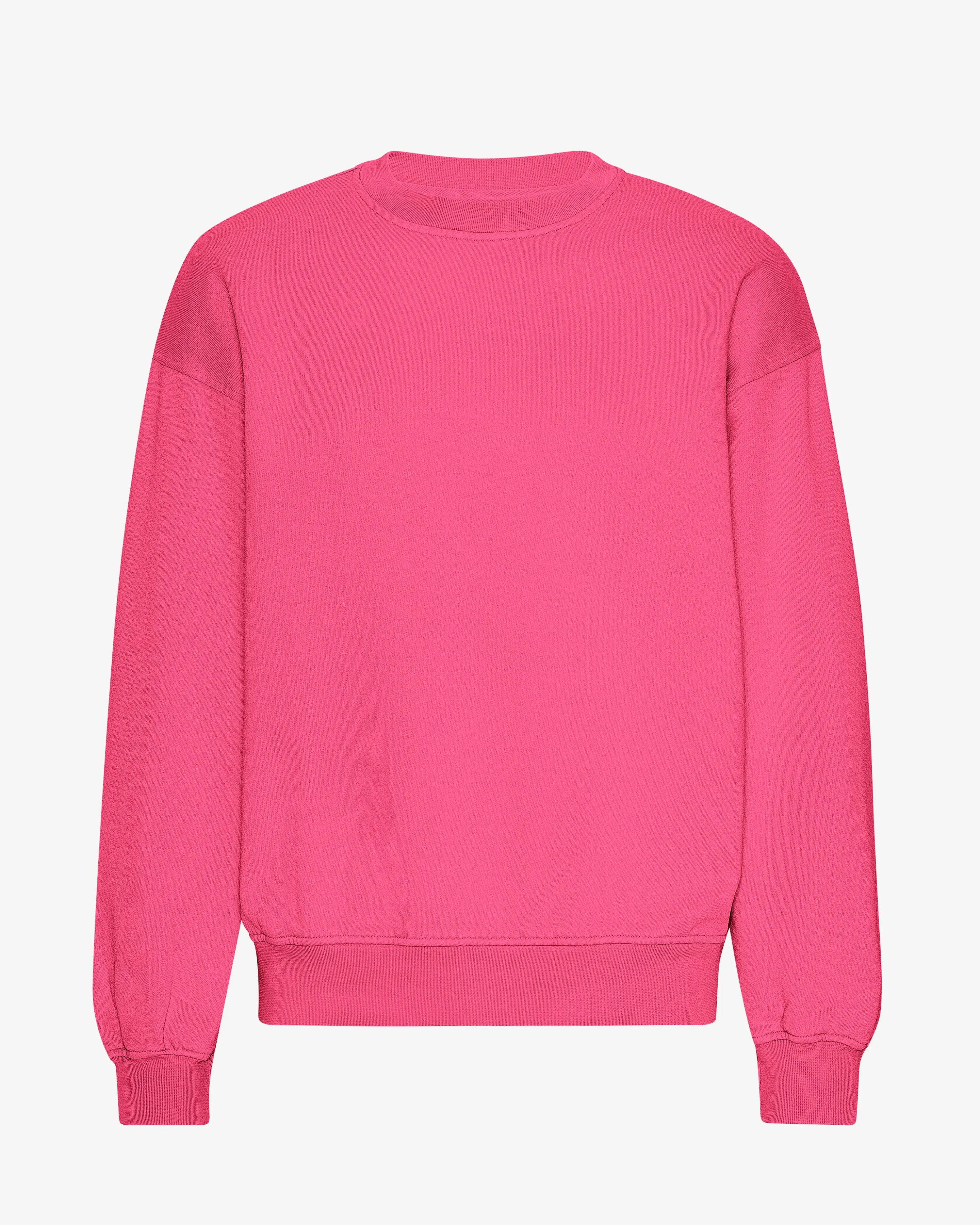 Organic Oversized Crew - Bubblegum Pink