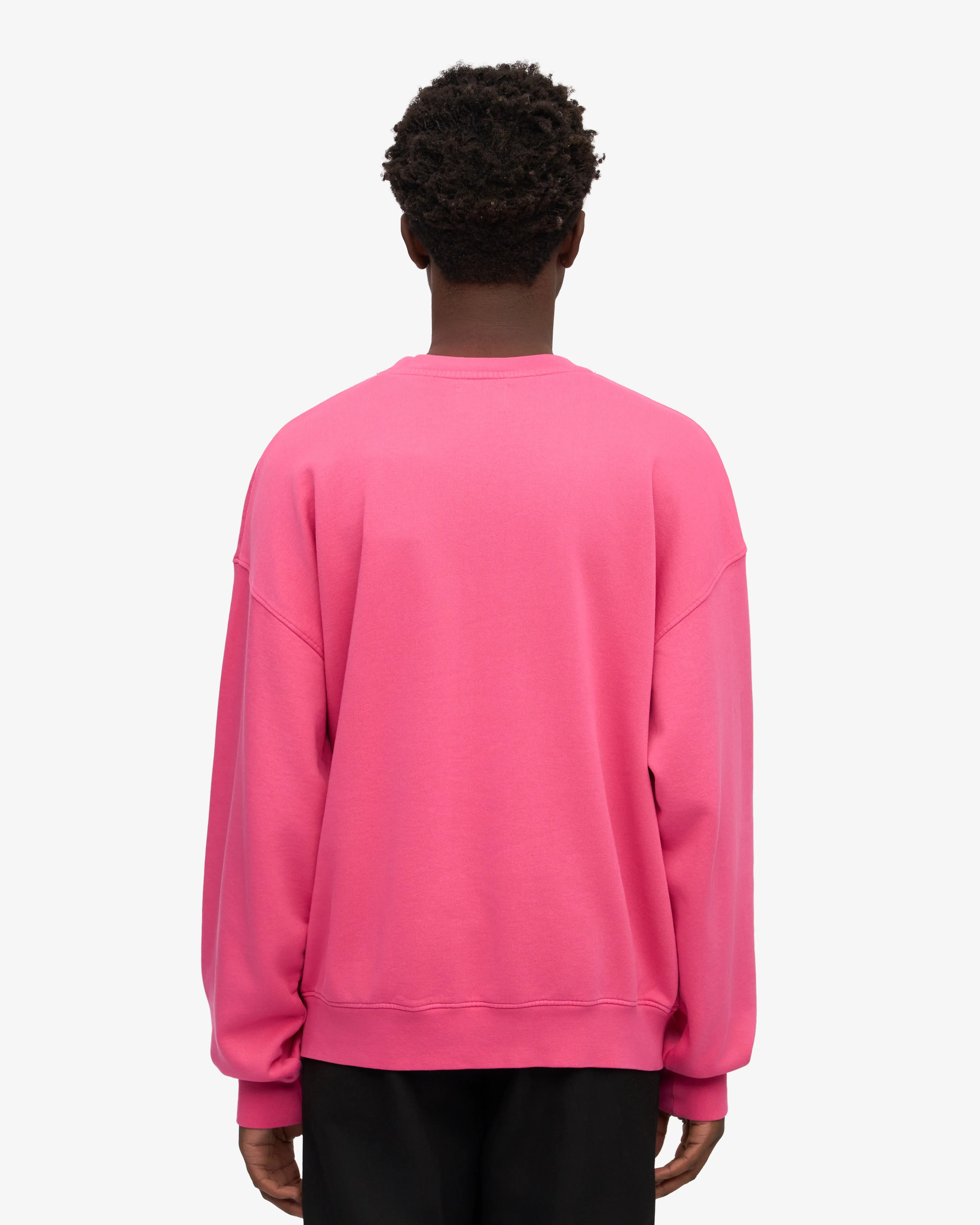 Organic Oversized Crew - Bubblegum Pink