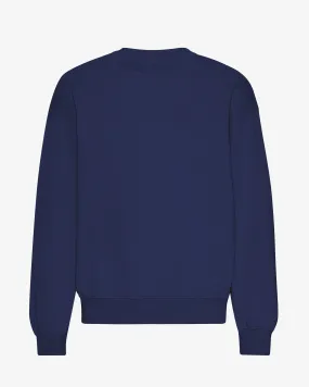 Organic Oversized Crew - Marine Blue