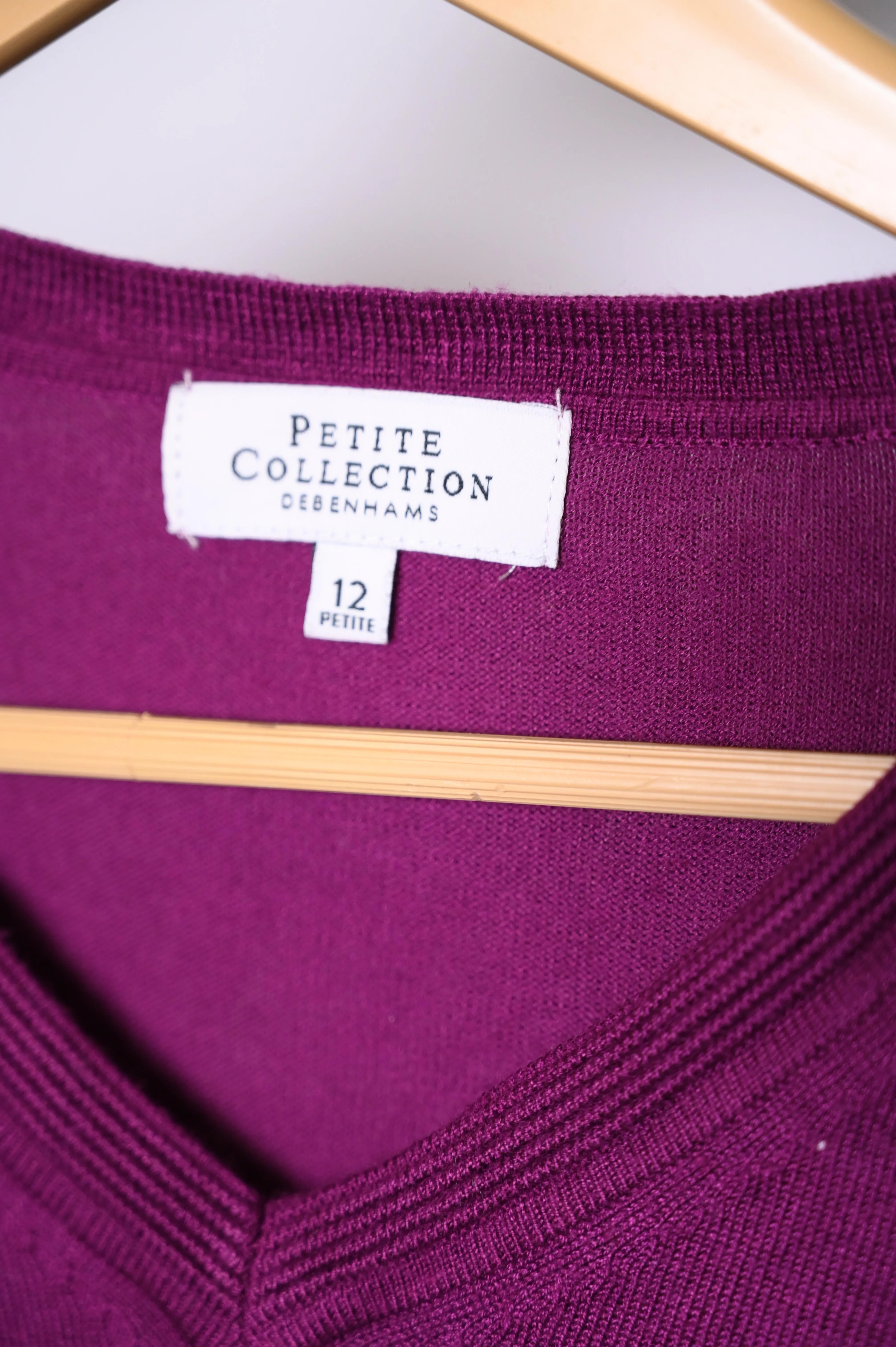 Petite Collection Purple Sweatshirt - Medium