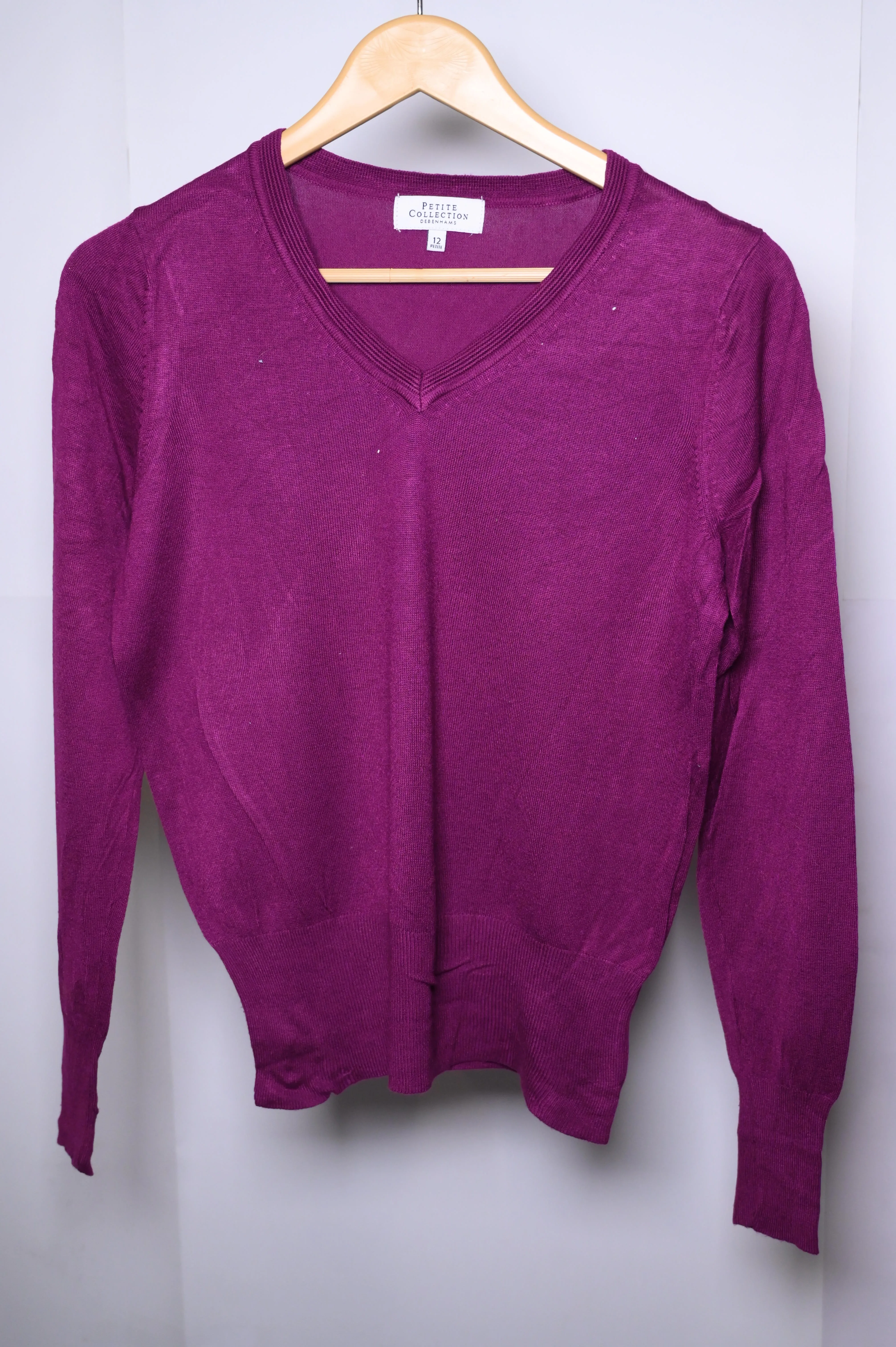 Petite Collection Purple Sweatshirt - Medium