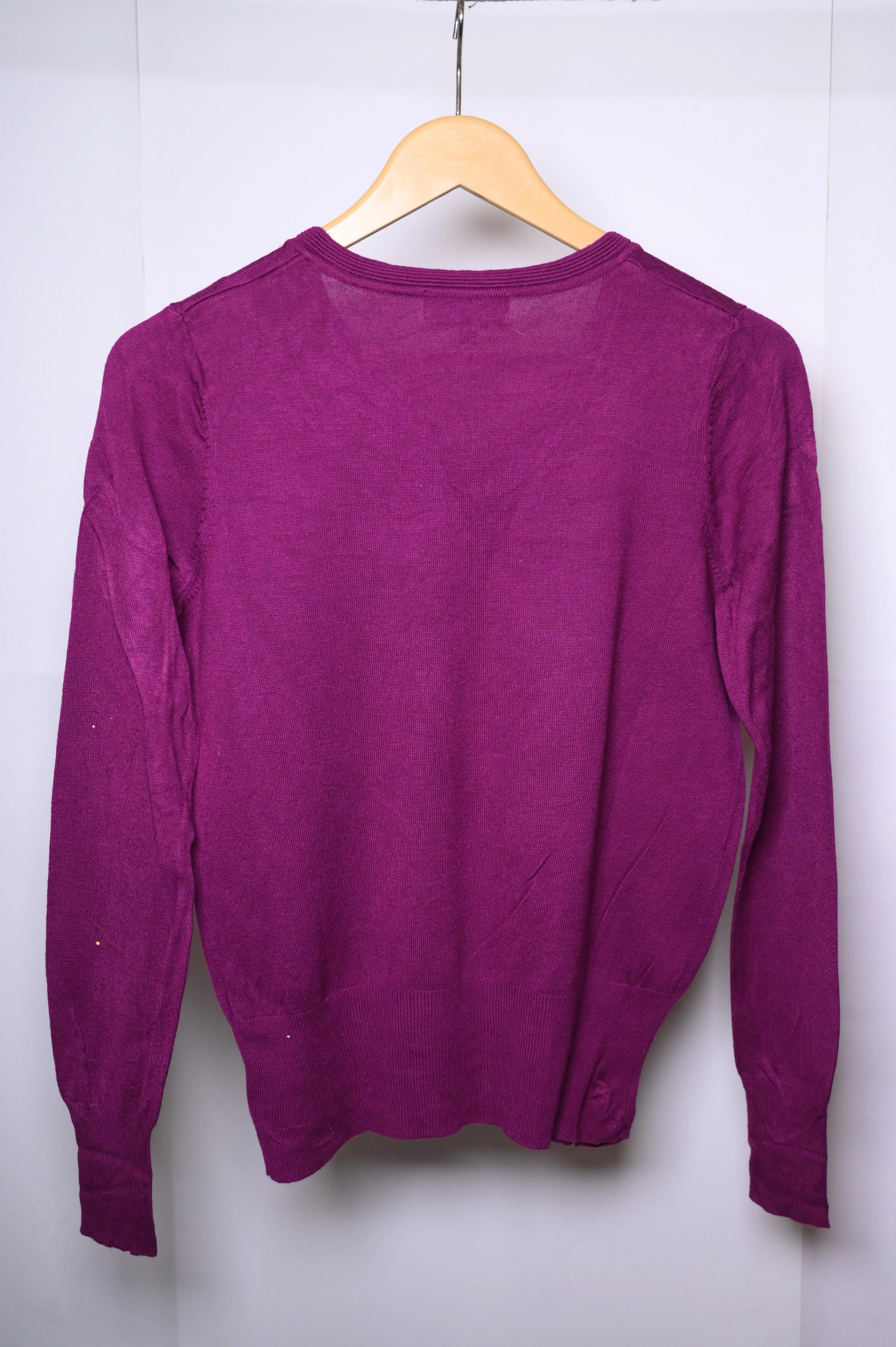 Petite Collection Purple Sweatshirt - Medium