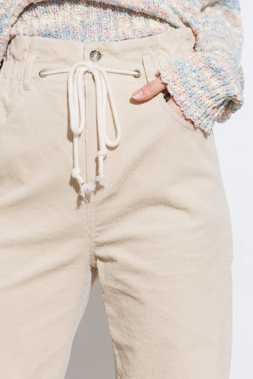 Pulling Strings Pants - Cream