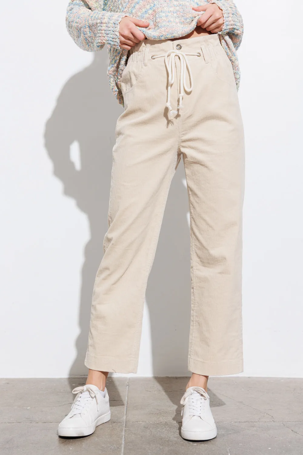 Pulling Strings Pants - Cream