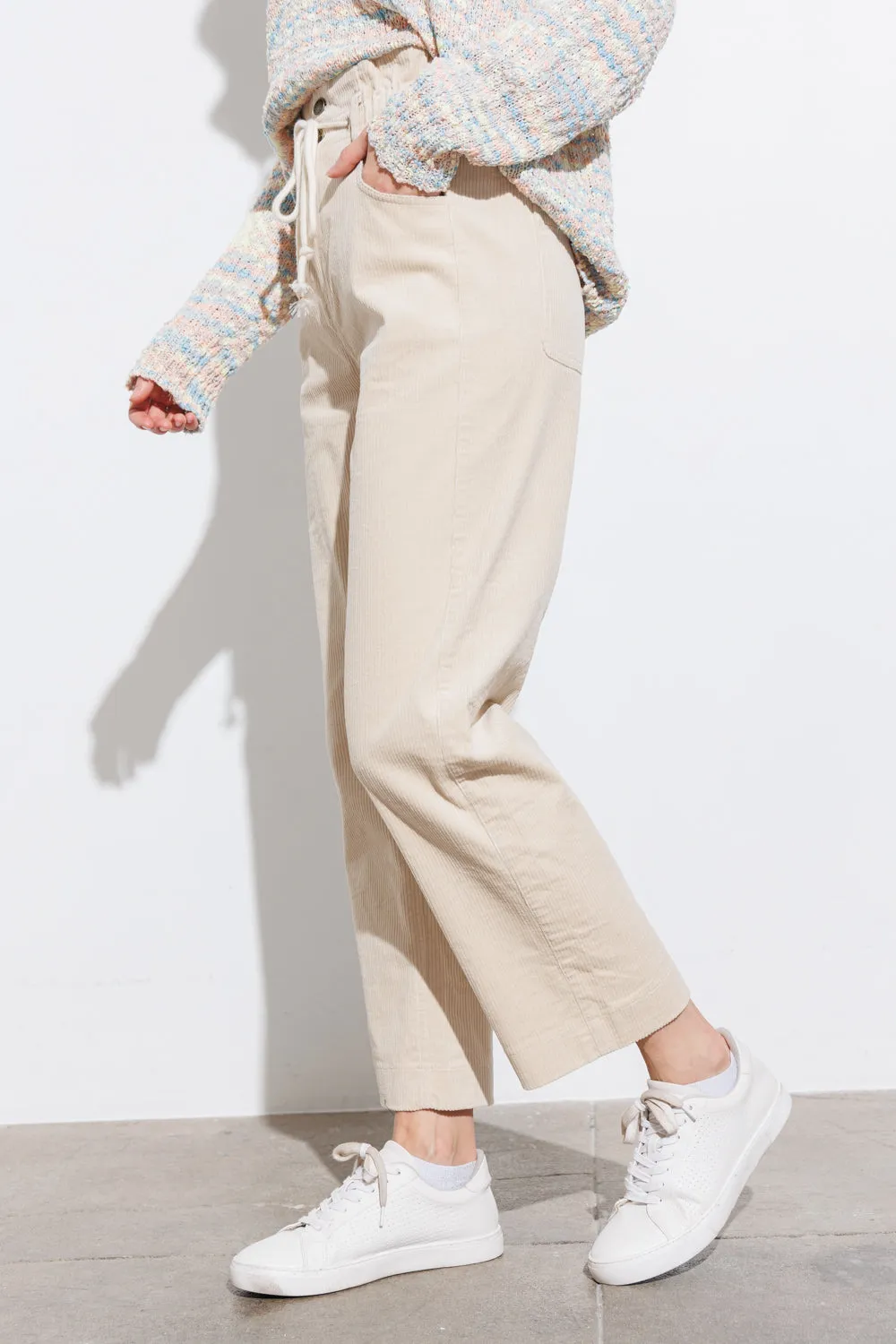 Pulling Strings Pants - Cream