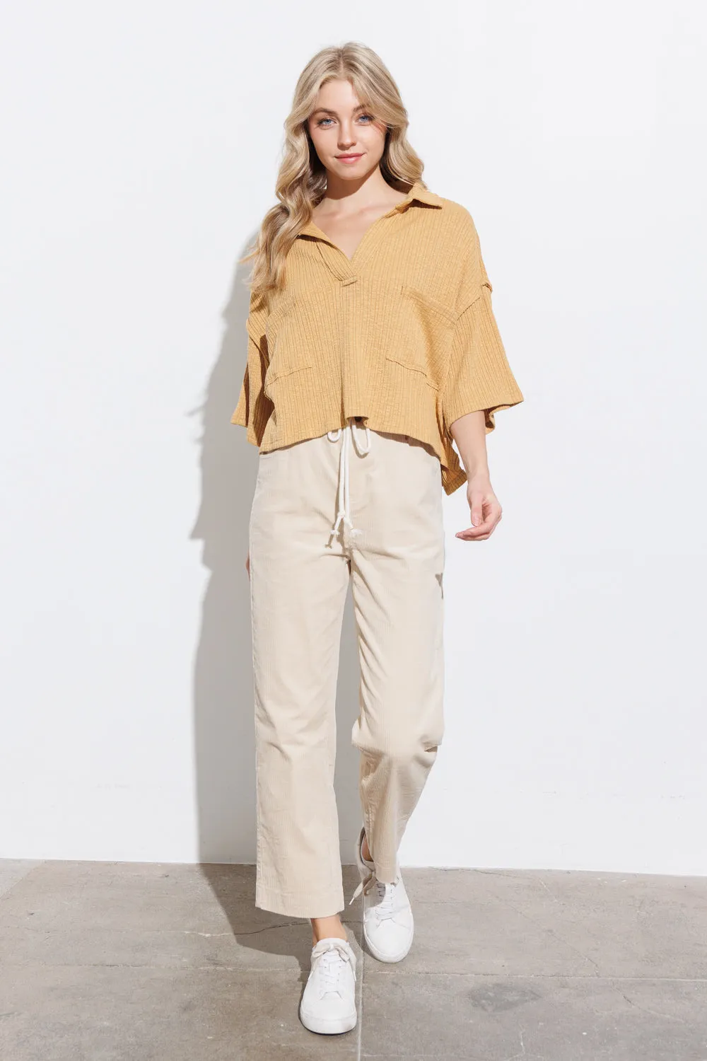 Pulling Strings Pants - Cream