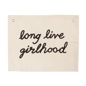 "Long Live Girlhood" Wall Hanging - Natural