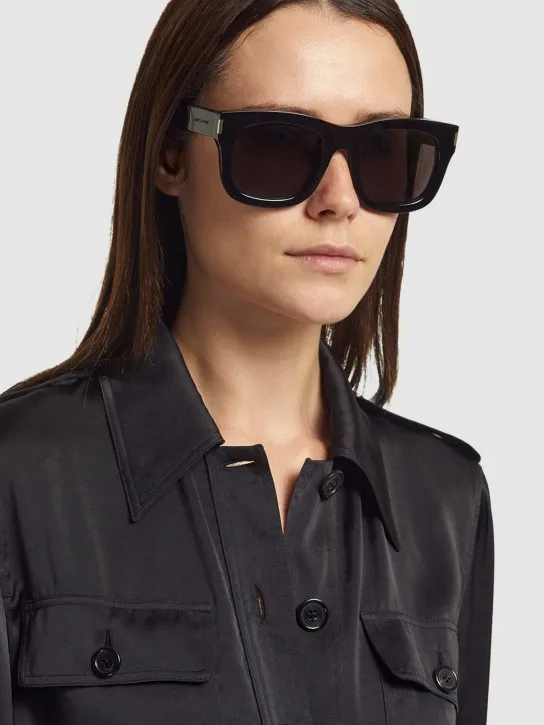 Saint Laurent   SL 650 bold acetate sunglasses 