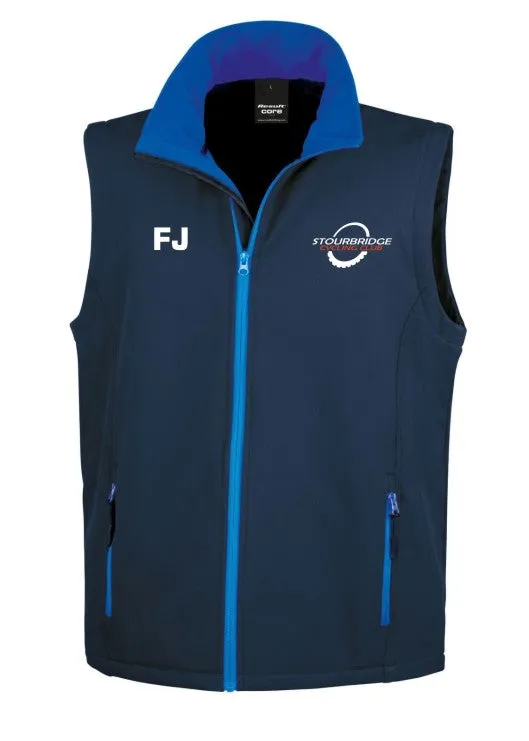 SCC Navy Soft Shell Gilet