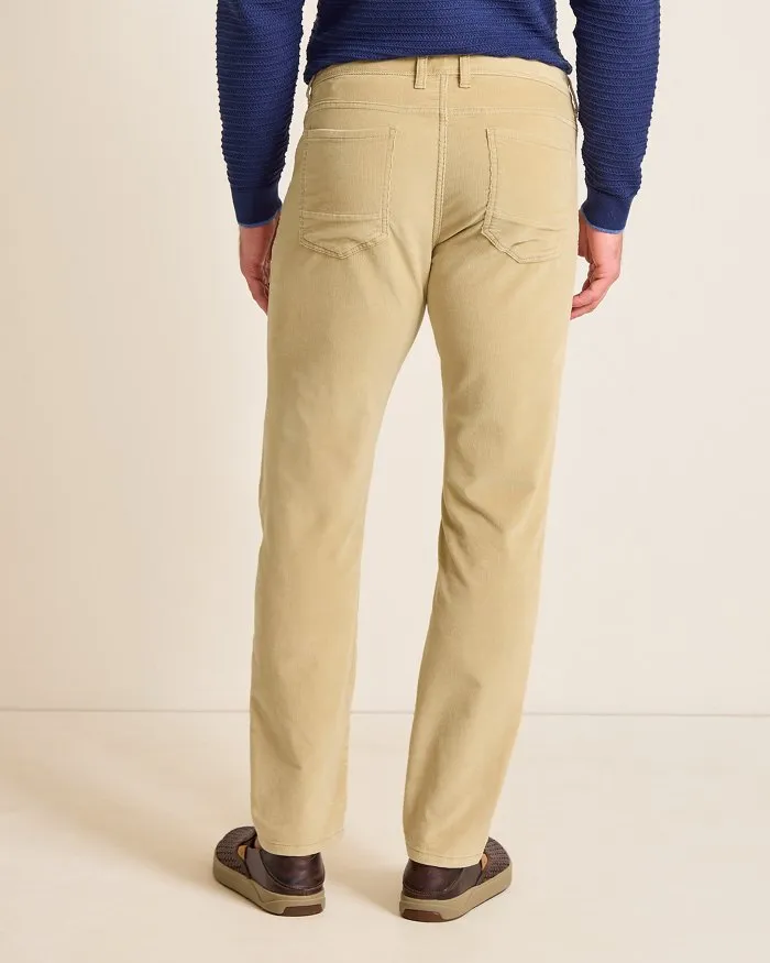 Sea Coast Corduroy 5-Pocket Pants in Stone Khaki by Tommy Bahama