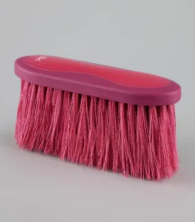 Soft-Touch Dandy Brush - Long Bristles Wine & Fuchsia