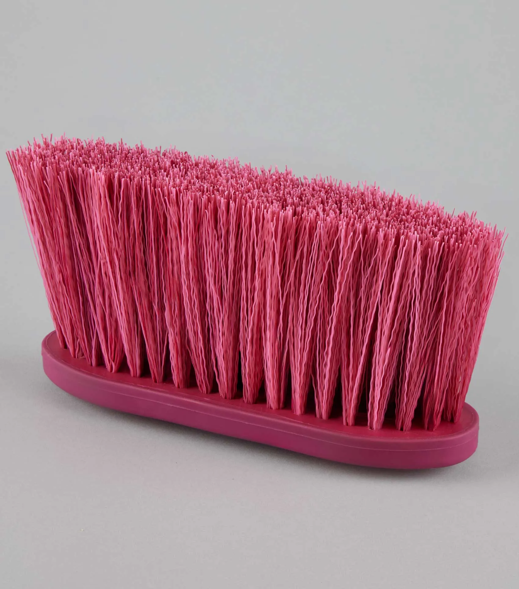 Soft-Touch Dandy Brush - Long Bristles Wine & Fuchsia