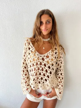 Solanas Crochet Sweater