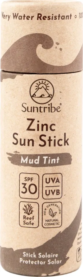 Suntribe Natural Mineral Zinc Sun Stick SPF 30 Mud Tint | Buy Suntribe Natural Mineral Zinc Sun Stick SPF 30 Mud Tint here | Outnorth