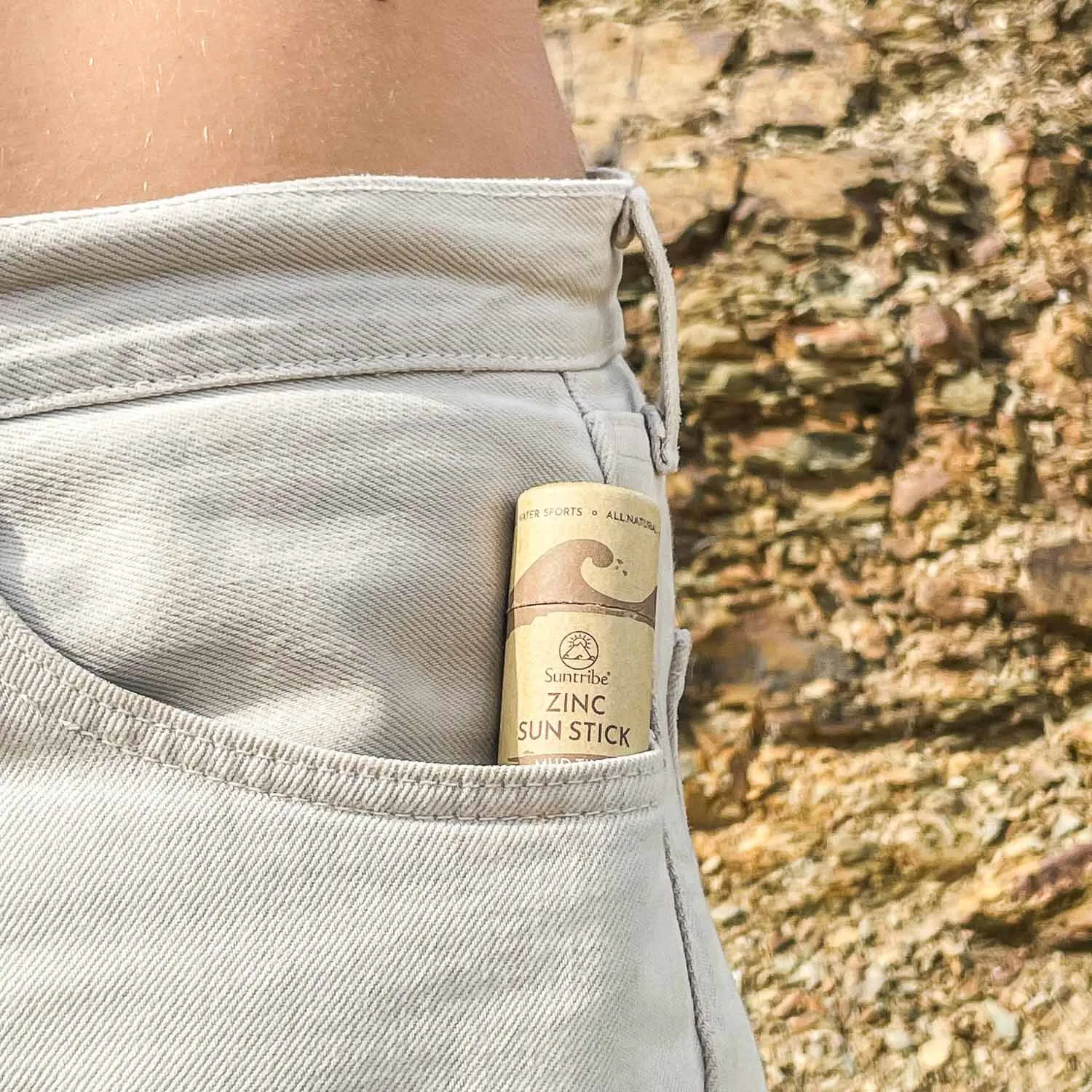 Suntribe Natural Mineral Zinc Sun Stick SPF 30 Mud Tint | Buy Suntribe Natural Mineral Zinc Sun Stick SPF 30 Mud Tint here | Outnorth