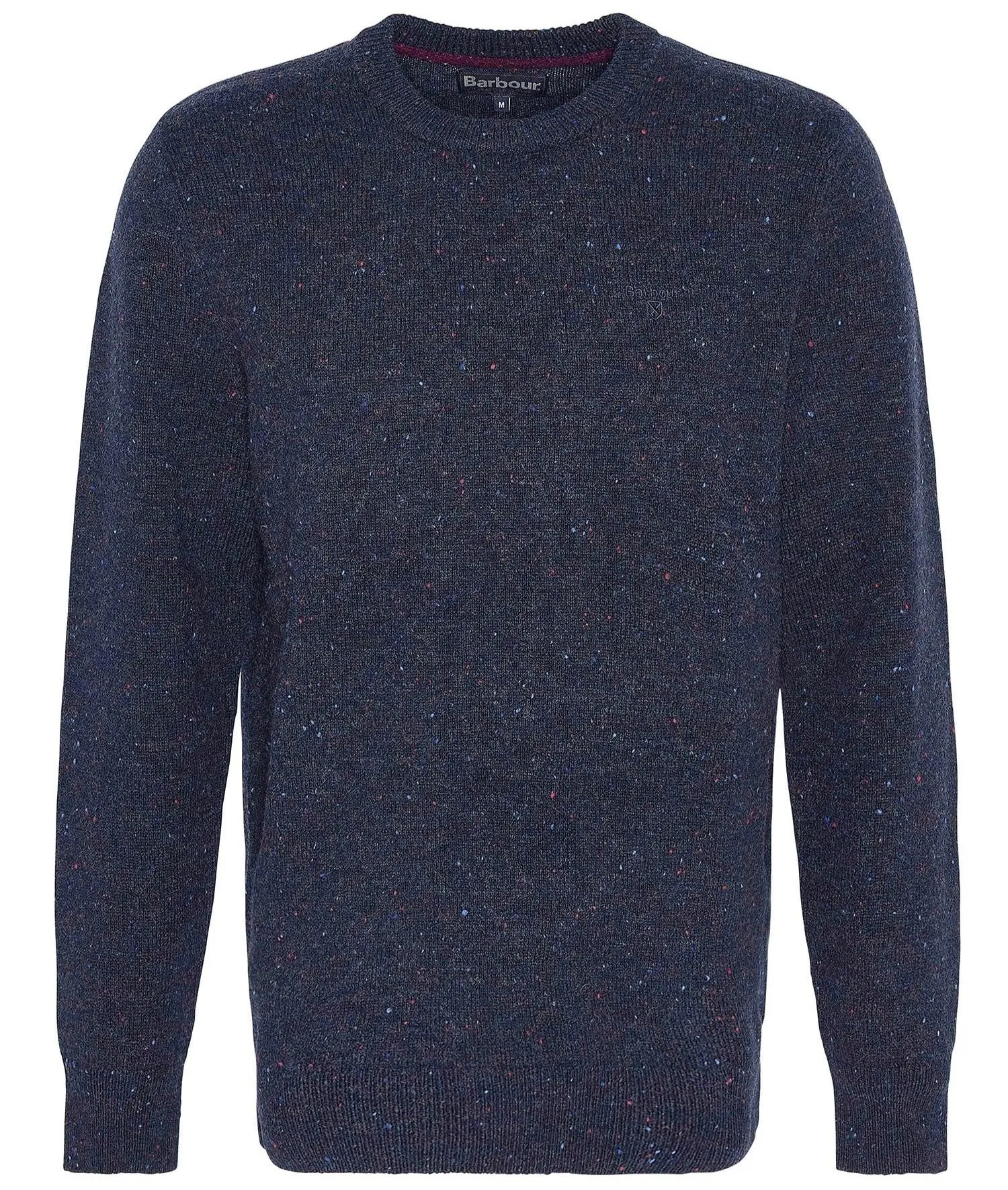 Tainsbury Crew Neck Jumper in Navy by Barbour