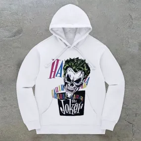 Trendy Joker Pattern Long Sleeve Hoodie