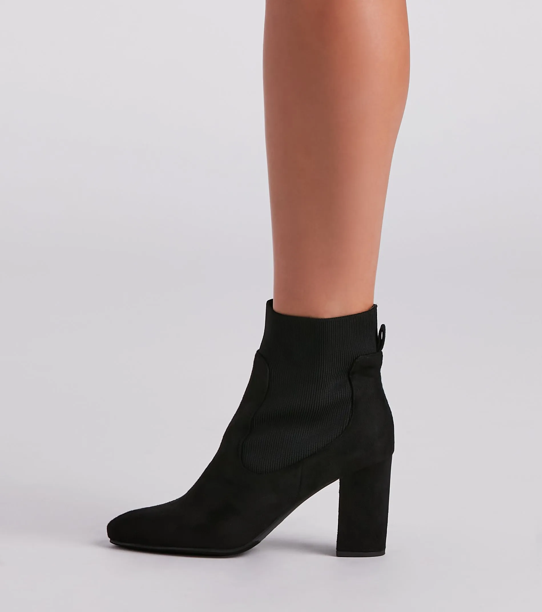 Trendy Staple Basic Sock Booties