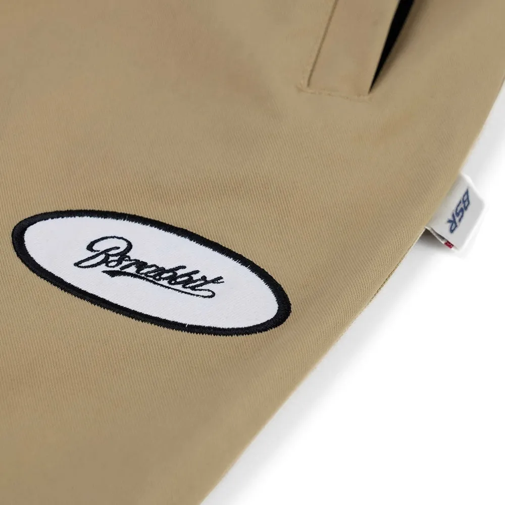 VARIETY PATCH SUPER WIDE VENTILATION PANTS BEIGE