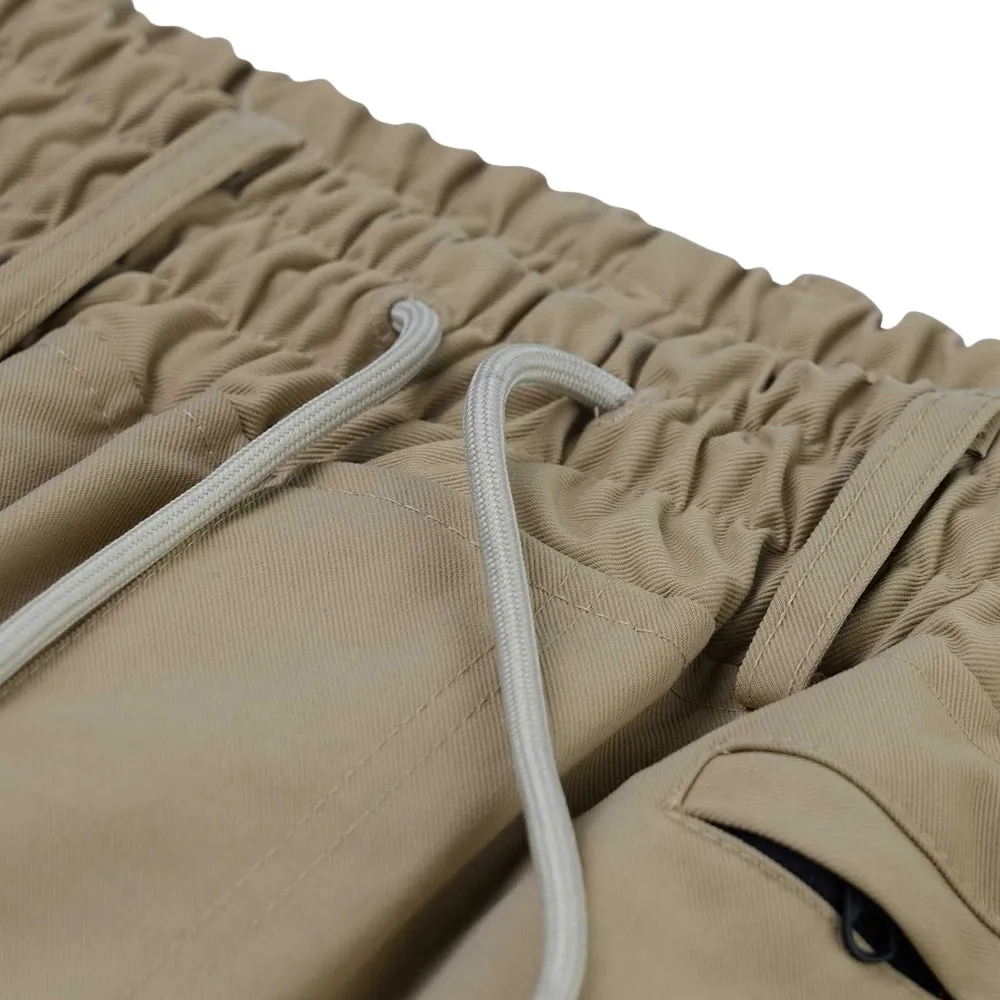 VARIETY PATCH SUPER WIDE VENTILATION PANTS BEIGE