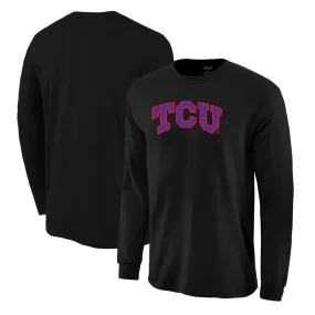 Venley NCAA Texas Christian University TCU TCUHO001B Mens / Womens Boyfriend Long Sleeve Tshirt