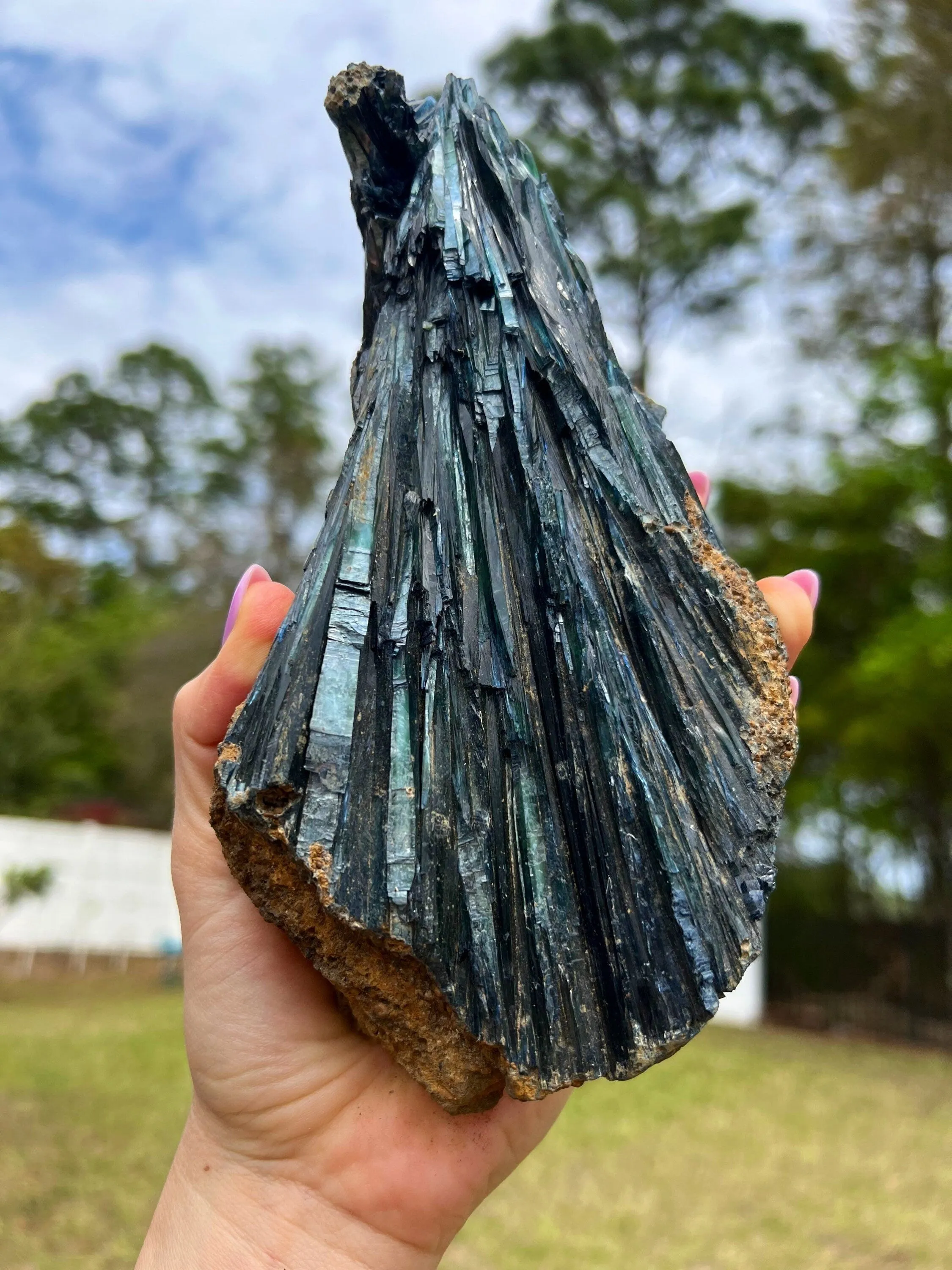 Vivianite cluster 2pounds 8oz