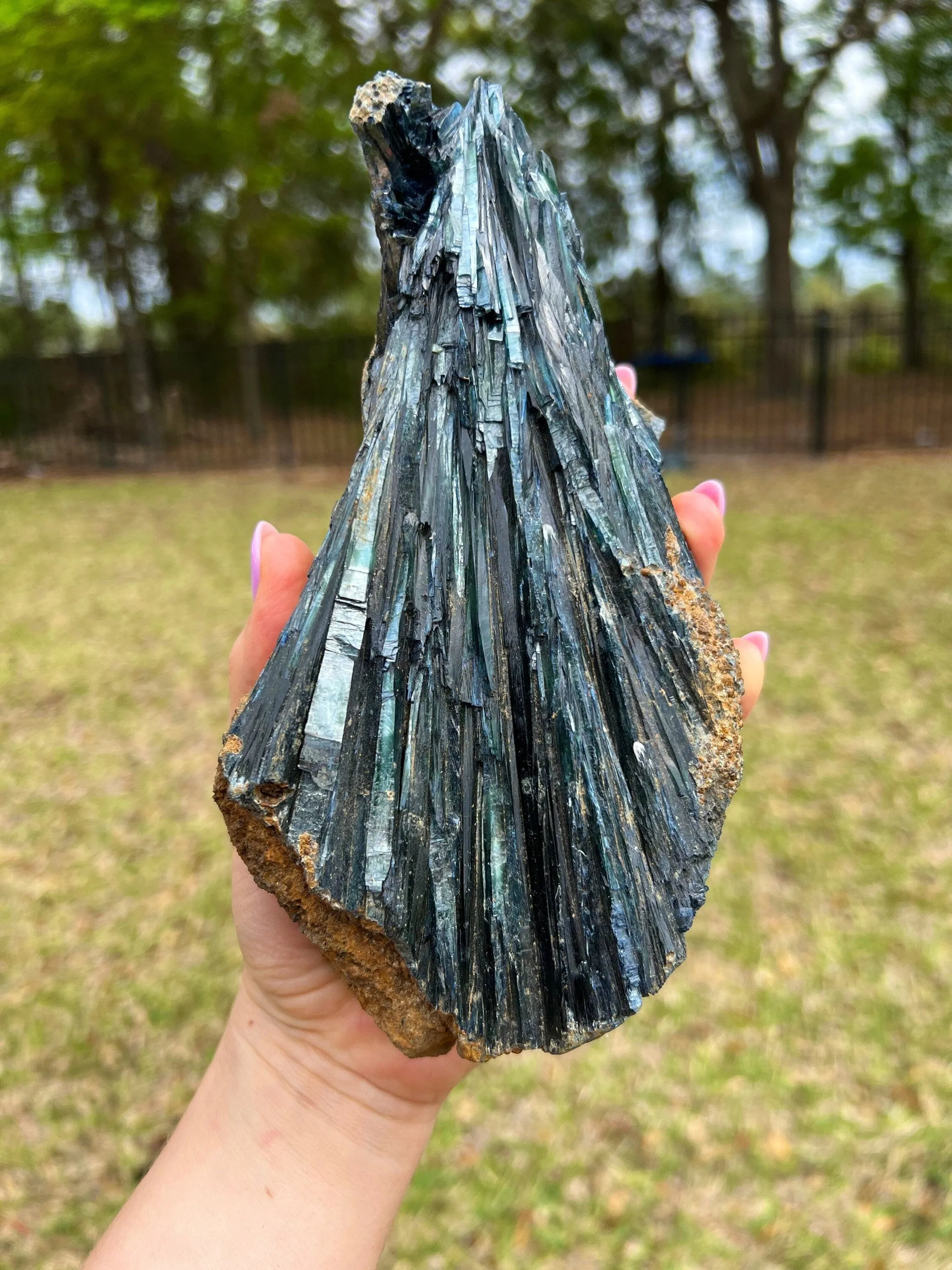 Vivianite cluster 2pounds 8oz