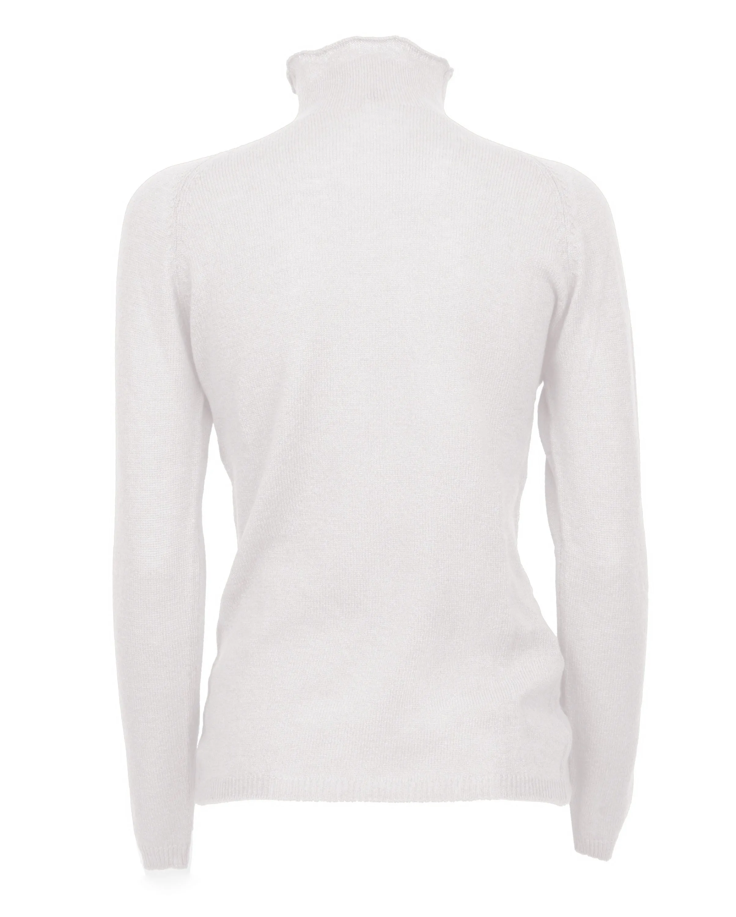 Women's Ultralight Cashmere Raglan Turtleneck Off-White