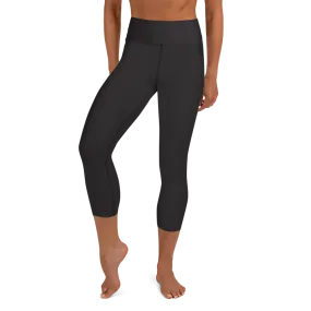 Women's Yoga Capri Tights - Black Out