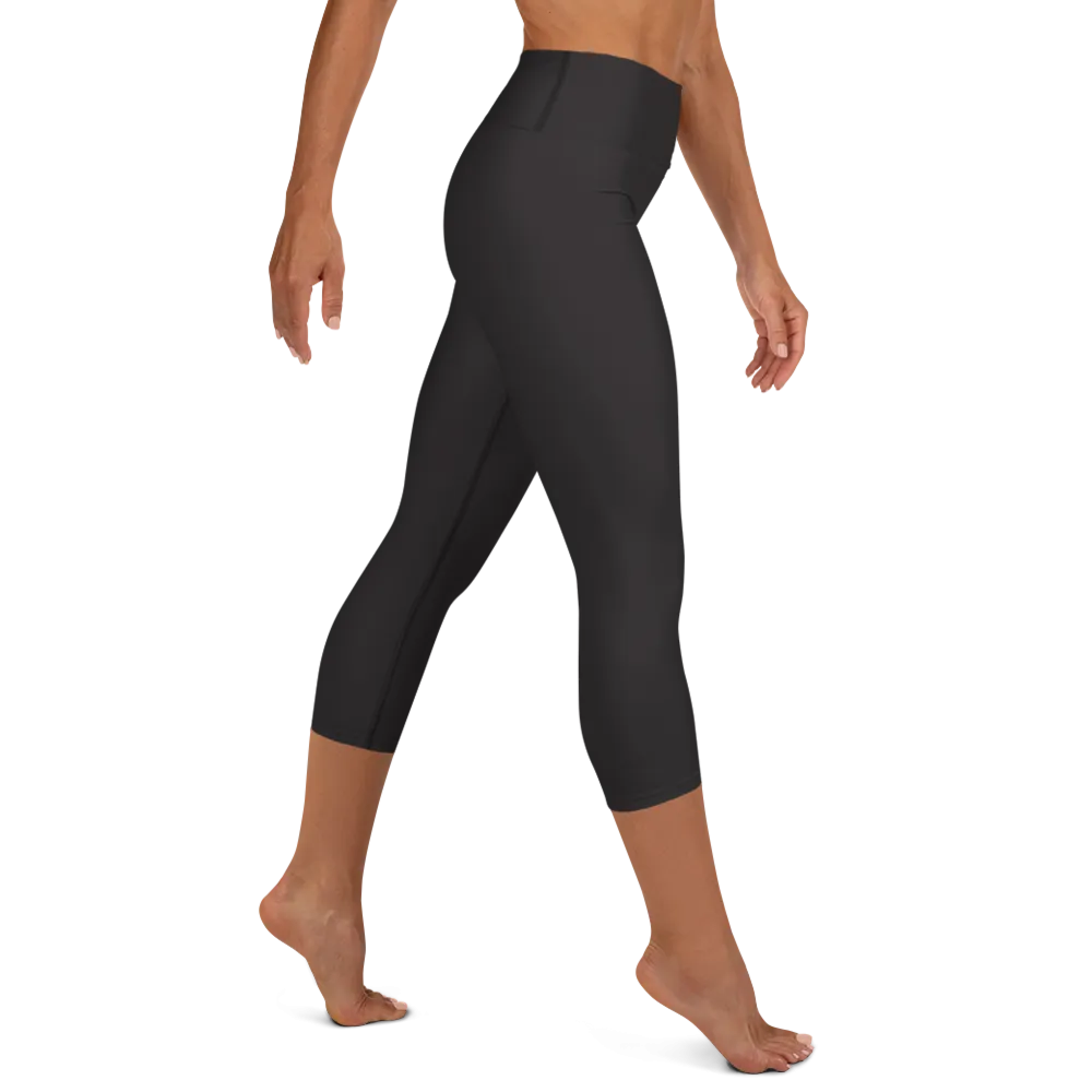 Women's Yoga Capri Tights - Black Out