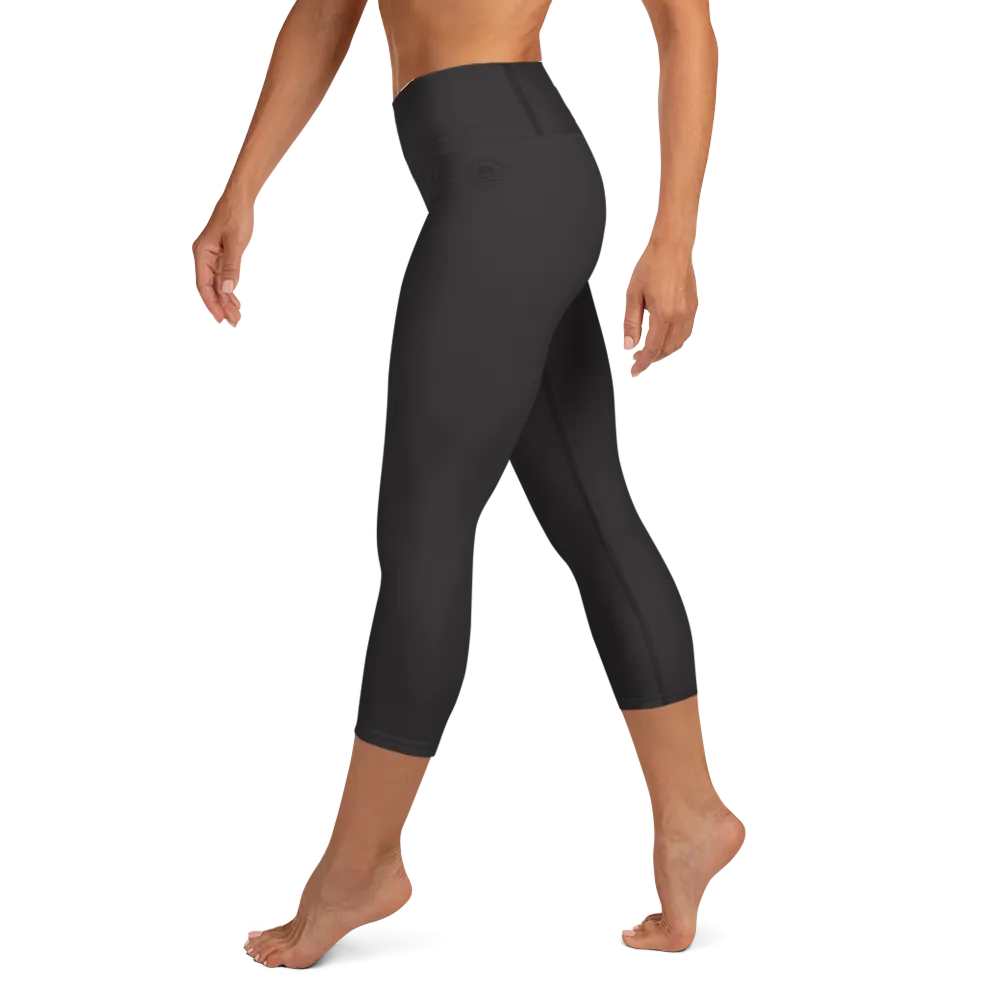 Women's Yoga Capri Tights - Black Out