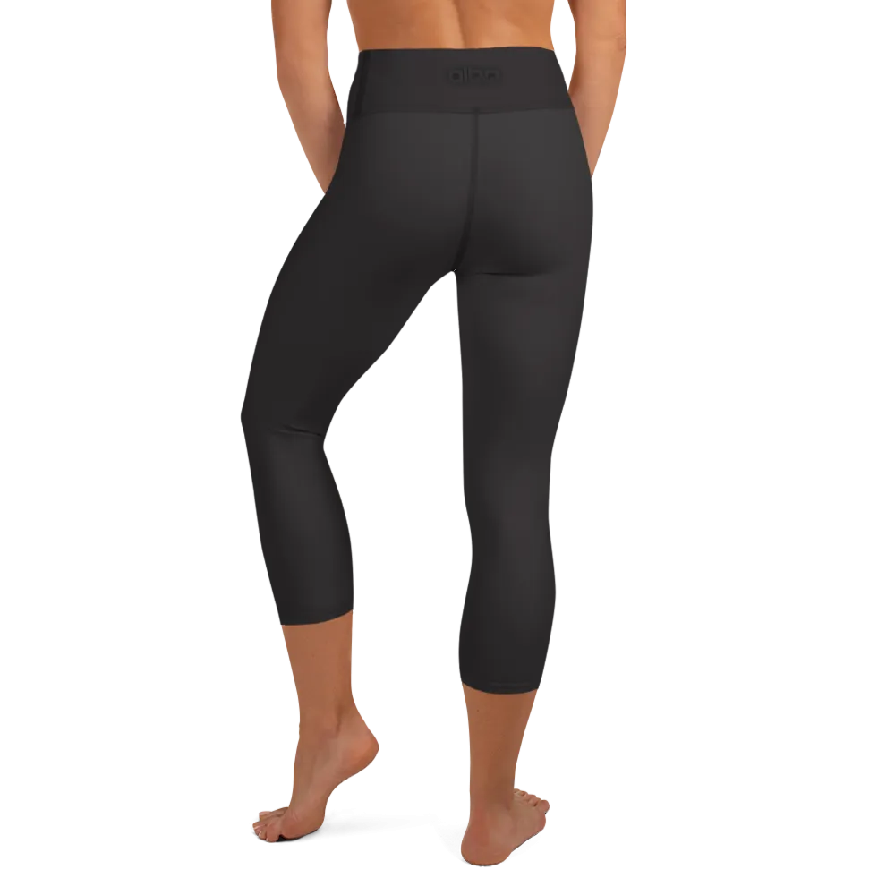 Women's Yoga Capri Tights - Black Out