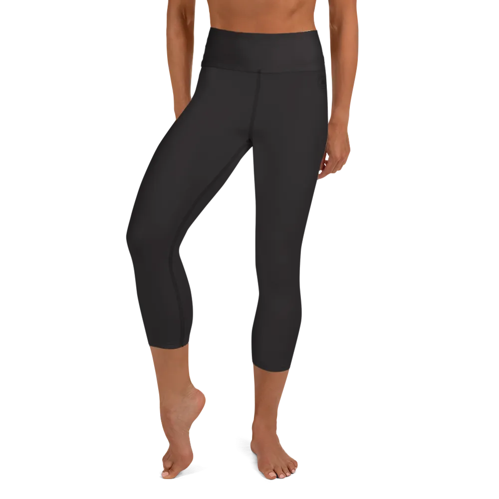 Women's Yoga Capri Tights - Black Out