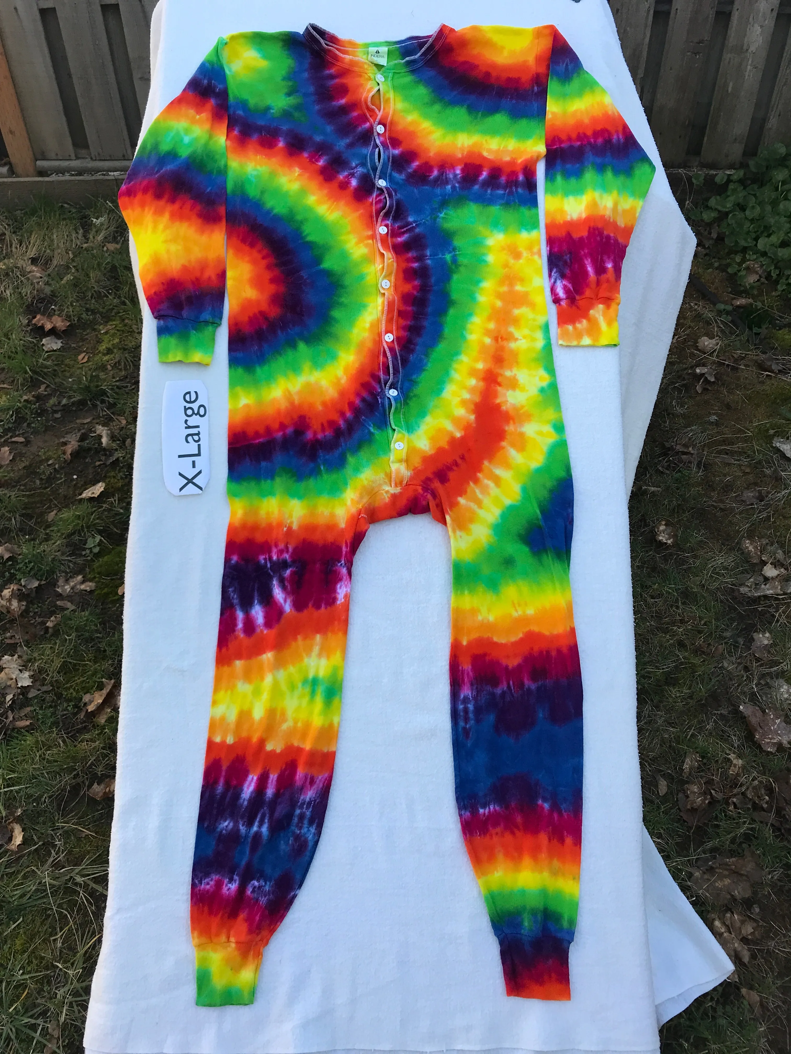 XL Tie-Dye Union Suit